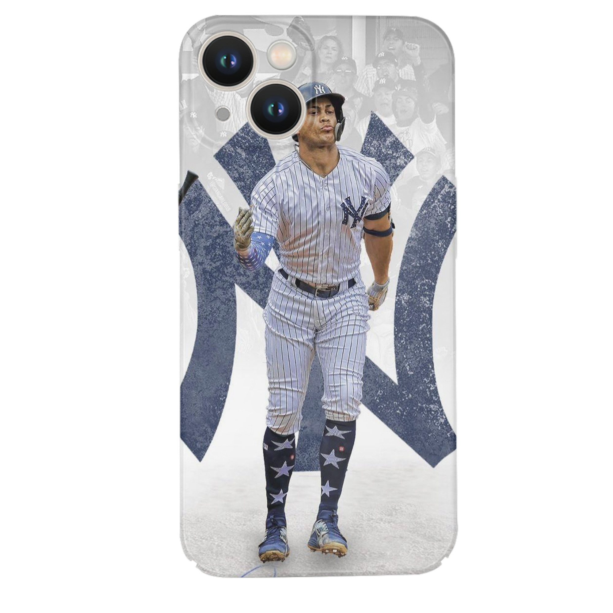 Giancarlo Stanton 15 IPhone 14 Series Full-Cover Hard Case – Shockproof With Raised Camera Protection – Precise Cutouts, Wireless Charging Compatible – Durable, Anti-Yellowing, Easy To Clean